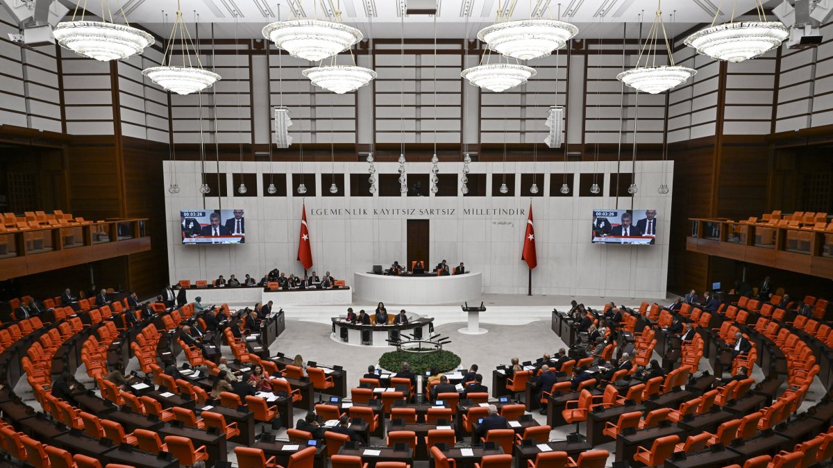 The General Assembly of the Turkish Parliament in Ankara, Oct. 16, 2025. (AA File Photo)