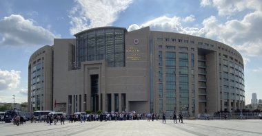 A view of Istanbul&#039;s main courthouse on the city&#039;s European side, Istanbul, Türkiye, Jun. 24, 2020. (AP Photo)
