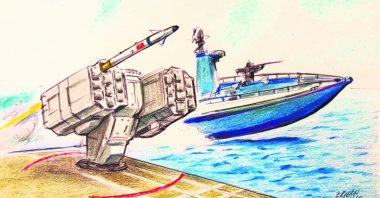 &quot;The GÖKSUR missile and the ULAQ drone boat are not just weapons; they are expressions of a nation’s will to safeguard its sovereignty.&quot; (Illustration by Erhan Yalvaç)