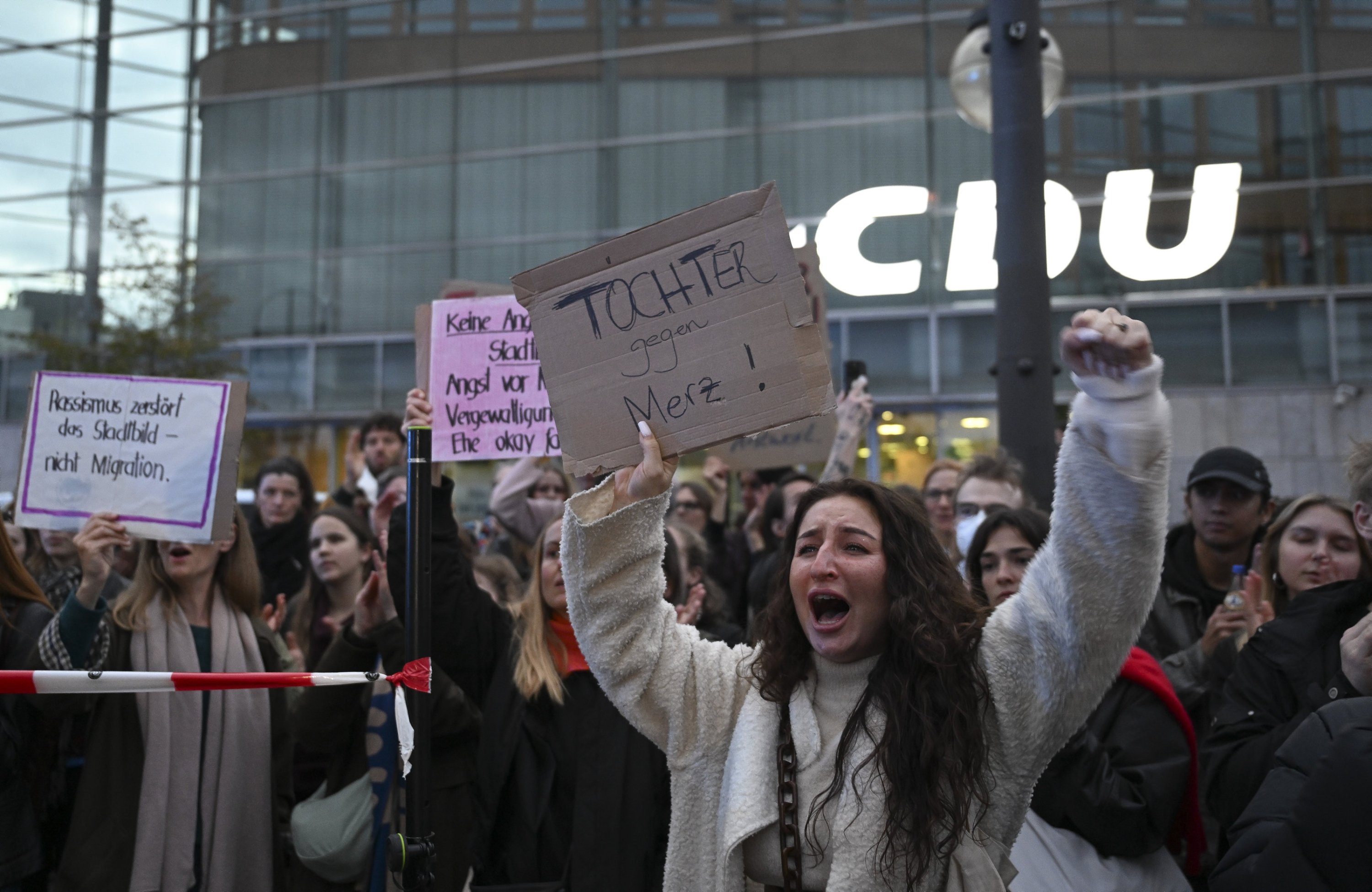 Thousands in Berlin protest Merz's 'racist' anti-migrant comments