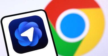 The ChatGPT Atlas and Google Chrome logos are seen in this illustration taken on Oct. 21, 2025. (Reuters Photo)