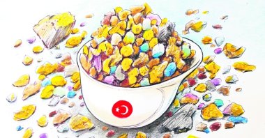 "Türkiye possesses approximately 694 million tons of REE reserves in Beylikova, clearly demonstrating its strategic resource strength." (Illustration by Erhan Yalvaç)