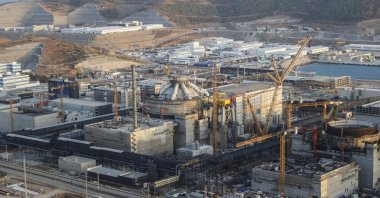The construction site of the Akkuyu Nuclear Power Plant, Mersin, southern Türkiye, Oct. 21, 2025. (AA Photo)