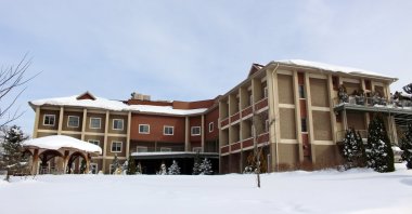 A view of the complex where Gülen and his associates lived before his death, Pennsylvania, U.S. Jan. 25, 2016. (AP Photo)
