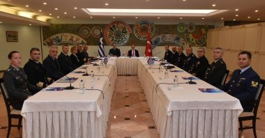 Turkish and Greek delegations meet in Izmir, Türkiye, Oct. 23, 2025. (AA Photo)