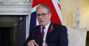 British Prime Minister Keir Starmer attends a meeting, London, Britain, Oct. 24, 2025. (EPA Photo)