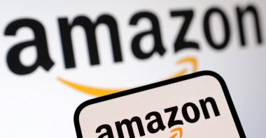 Amazon logo is seen in this illustration created on Feb. 11, 2025. (Reuters Photo)