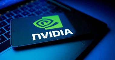 An Nvidia logo is seen in this illustration taken on Aug. 25, 2025. (Reuters Photo)