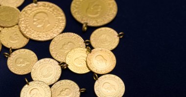 A pile of some full, half and quarter Republic gold coins in different sizes and designs, Aug. 23, 2023. (Shutterstock Photo)