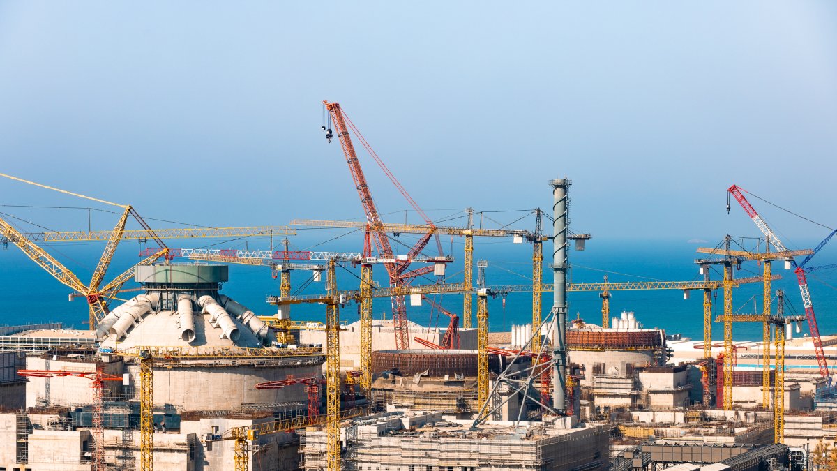 A general view of the Akkuyu Nuclear Power Plant, Mersin, southern Türkiye, Sept. 17, 2025. (DHA Photo)