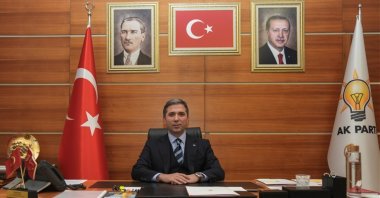 AK Party Deputy Chairperson Zafer Sırakaya speaks to reporters, Ankara, Türkiye, Jan. 28, 2025. (AA Photo)