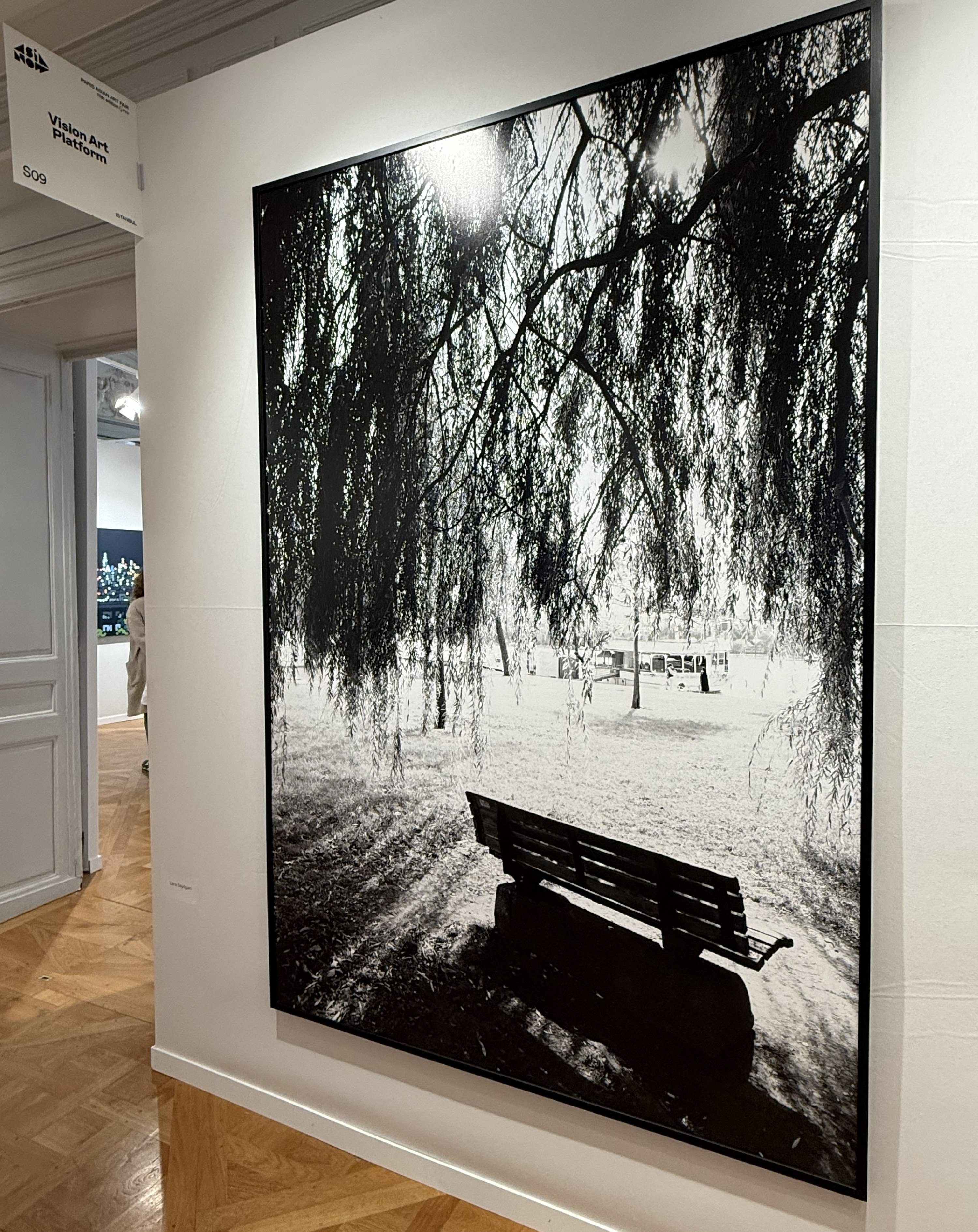 Una obra de arte presentada por Vision Art Platform, París, Francia, 24 de octubre de 2025. (Foto de Ilker Topdemir)