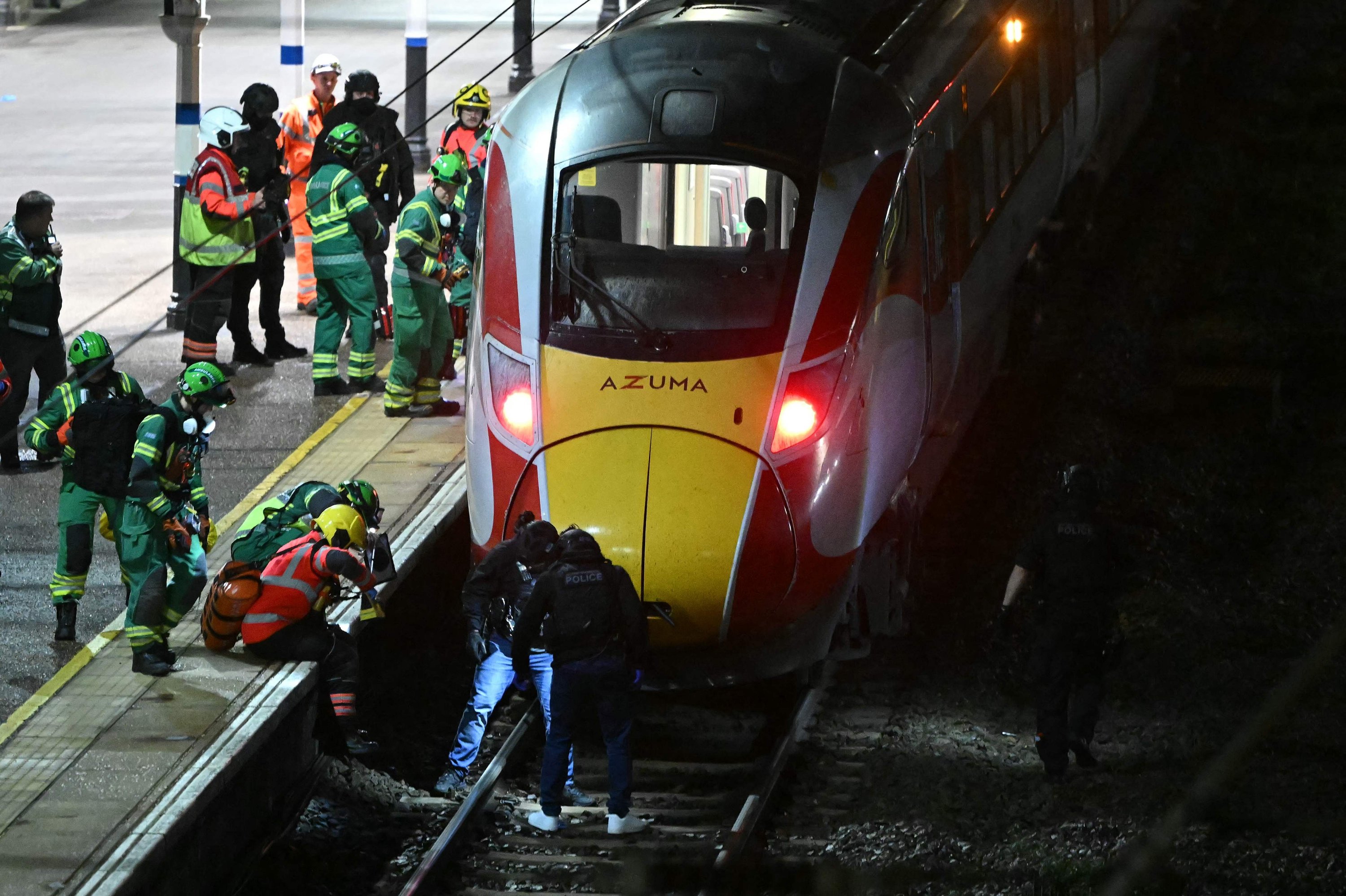 One suspect in custody over UK train stabbing as 2nd man released