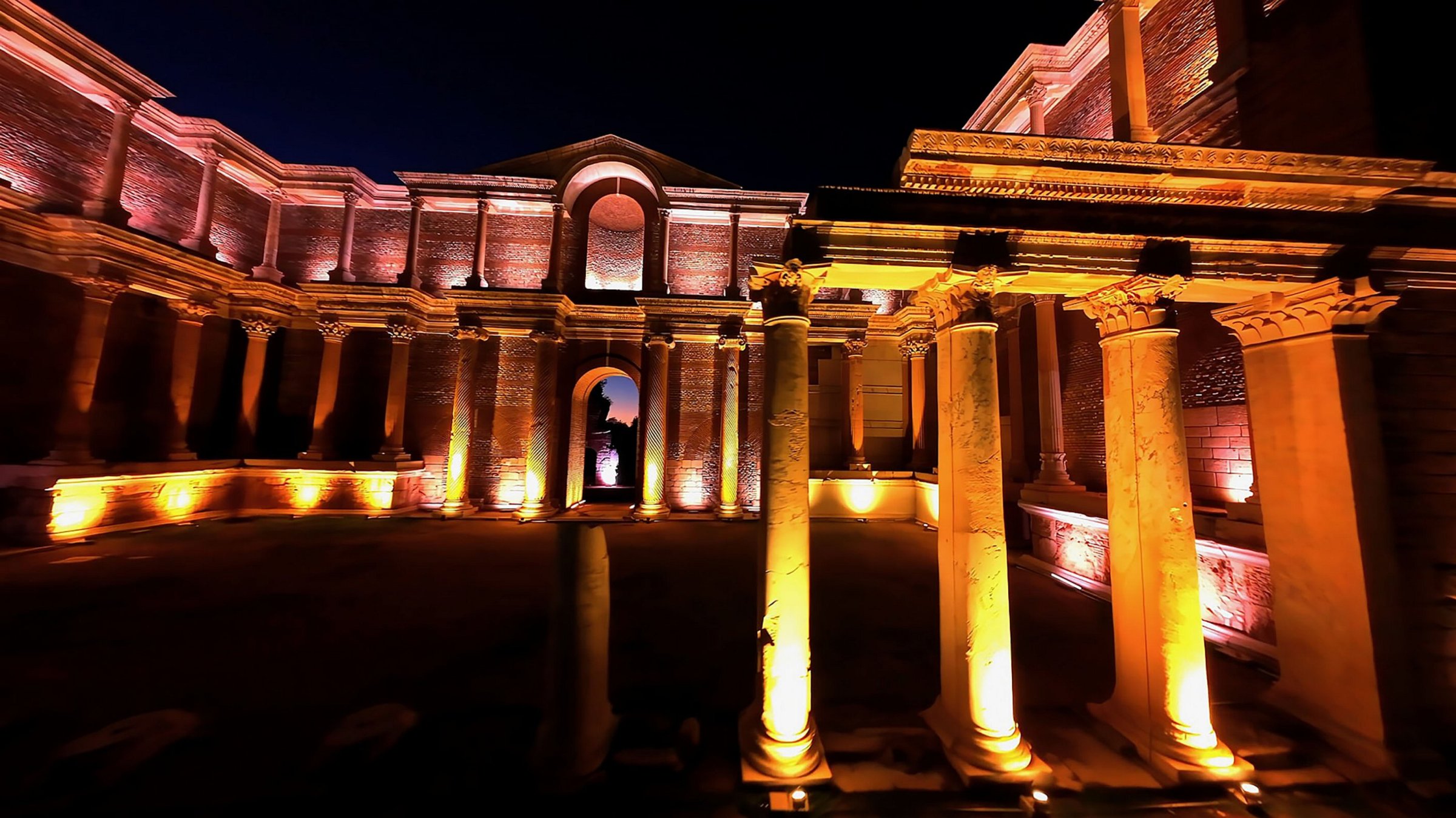 A view of the ancient city of Sardis, in Manisa province, western Türkiye, in an undated file photo.  (AA Photo)