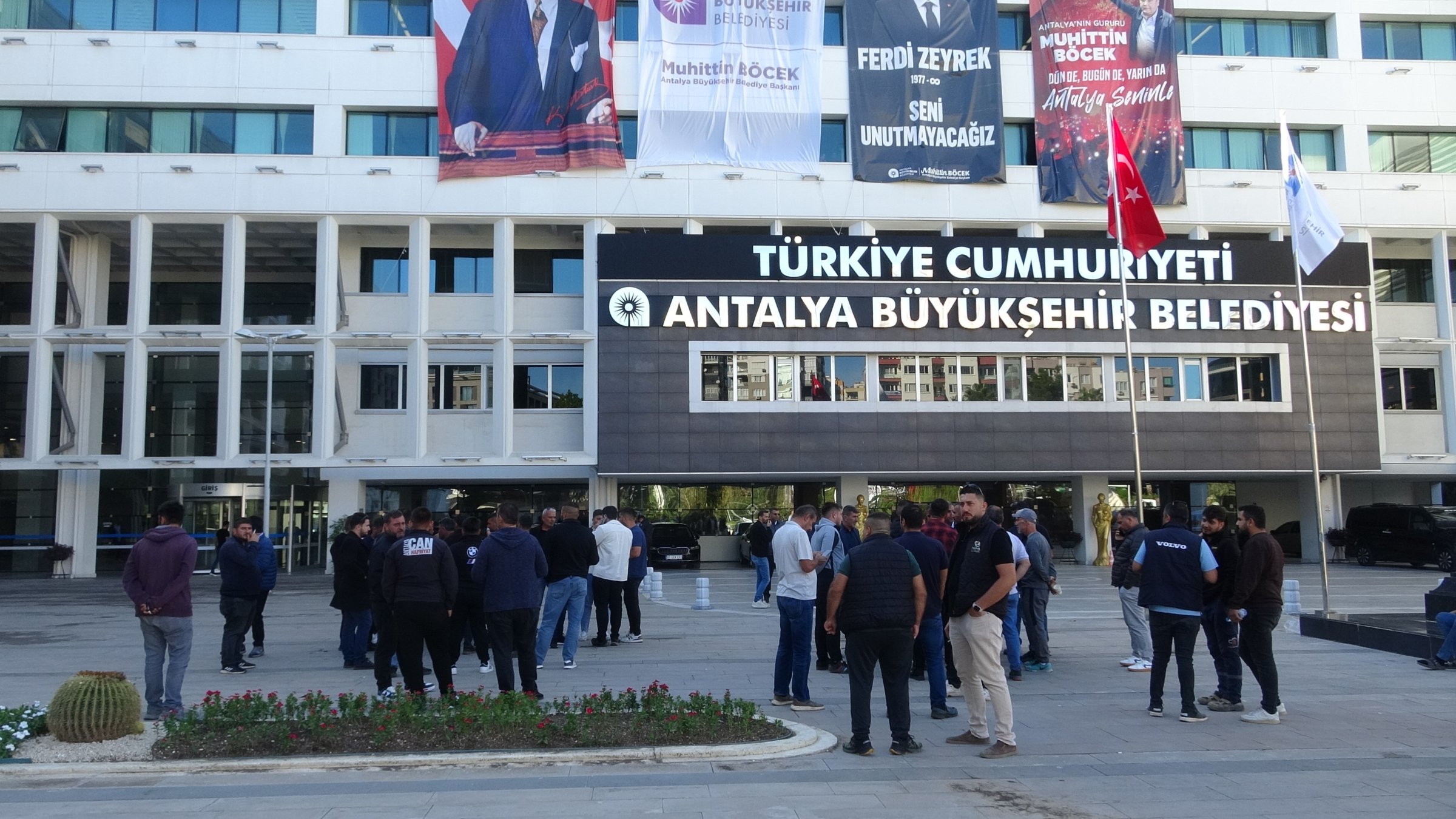 A view of the municipality building, Antalya, southern Türkiye, Oct. 9, 2025. (İHA Photo)