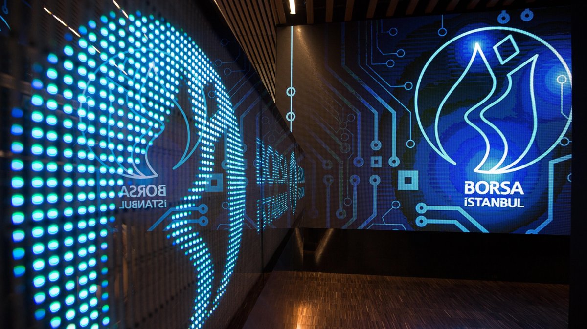 The Borsa Istanbul logo is seen in this file photo from Oct. 13, 2025. (IHA Photo)