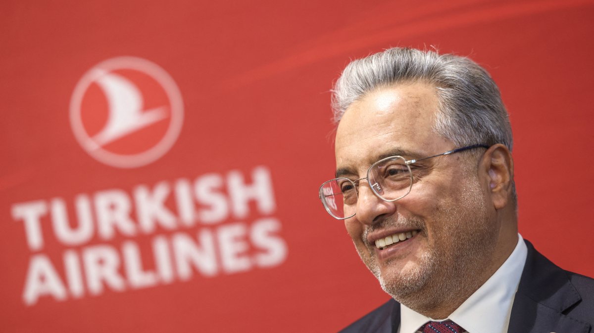 Turkish Airlines (THY) Chairperson Ahmet Bolat looks on during an interview, Istanbul, Türkiye, Nov. 5, 2025. (Reuters Photo)