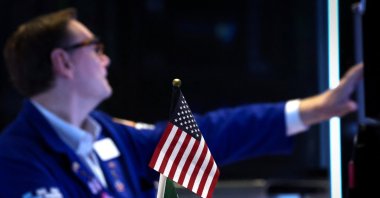 A trader works on the floor at the New York Stock Exchange (NYSE) in New York City, U.S., Oct. 29, 2025. (Reuters Photo)