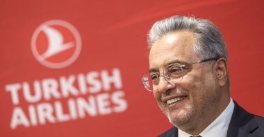 Turkish Airlines (THY) Chairperson Ahmet Bolat looks on during an interview, Istanbul, Türkiye, Nov. 5, 2025. (Reuters Photo)