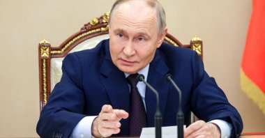 Russian President Vladimir Putin chairs a meeting with members of the Security Council in Moscow, Russia, Nov. 5, 2025. (Reuters Photo)