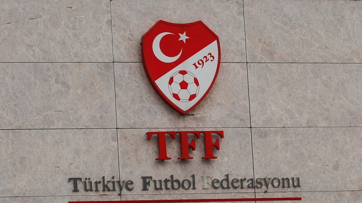A logo of the Turkish Football Federation (TFF) is seen at the entrance of Riva Hasan Doğan national team training center and education facilities, Istanbul, Türkiye, Dec. 12, 2023. (Reuters Photo)