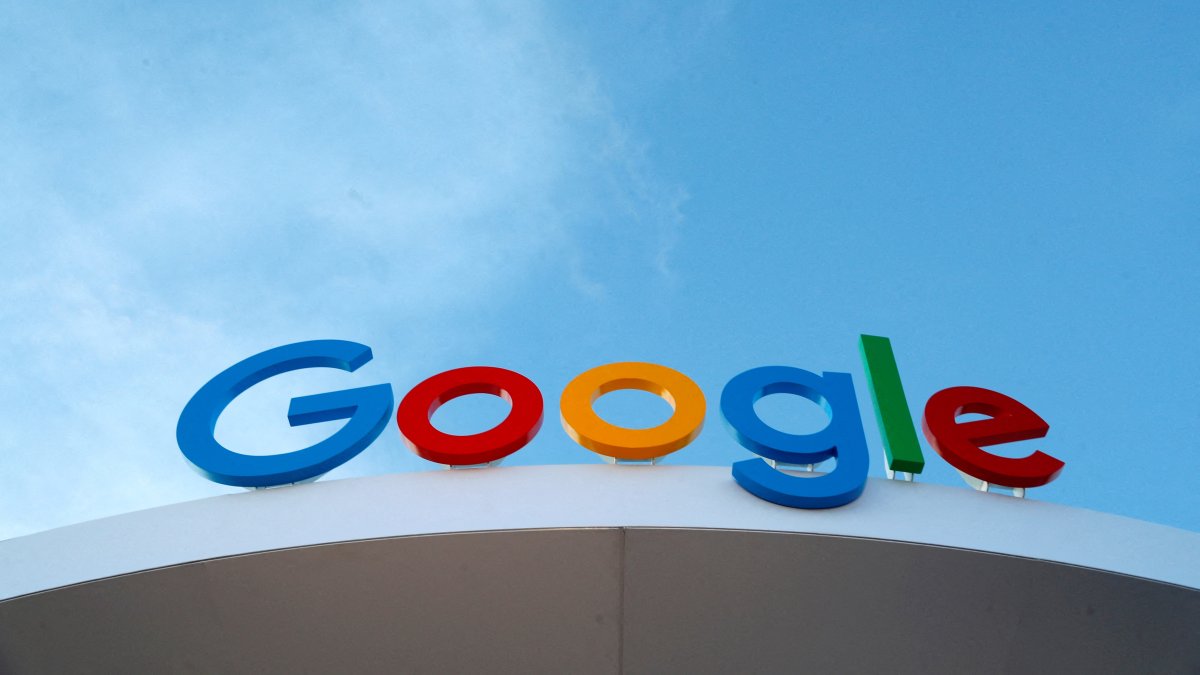 The Google logo is seen on the Google house at CES 2024, an annual consumer electronics trade show, in Las Vegas, Nevada, U.S., Jan. 10, 2024. (Reuters Photo)