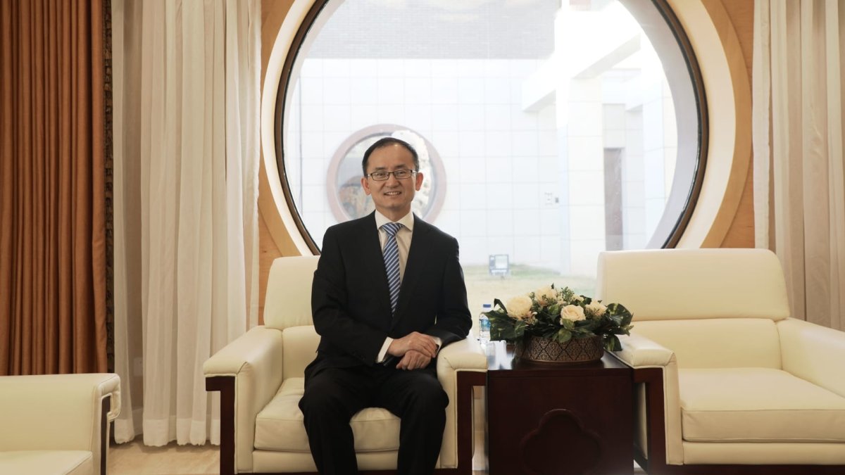 Jiang Xuebin, People&#039;s Republic of China&#039;s Ambassador to Ankara. (Courtesy of China&#039;s Embassy)