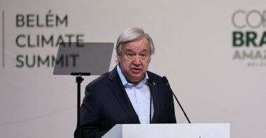 United Nations Secretary-General Antonio Guterres attends the opening of the U.N. Climate Change Conference (COP30) plenary session, Belem, Brazil, Nov. 6, 2025. (Reuters Photo)