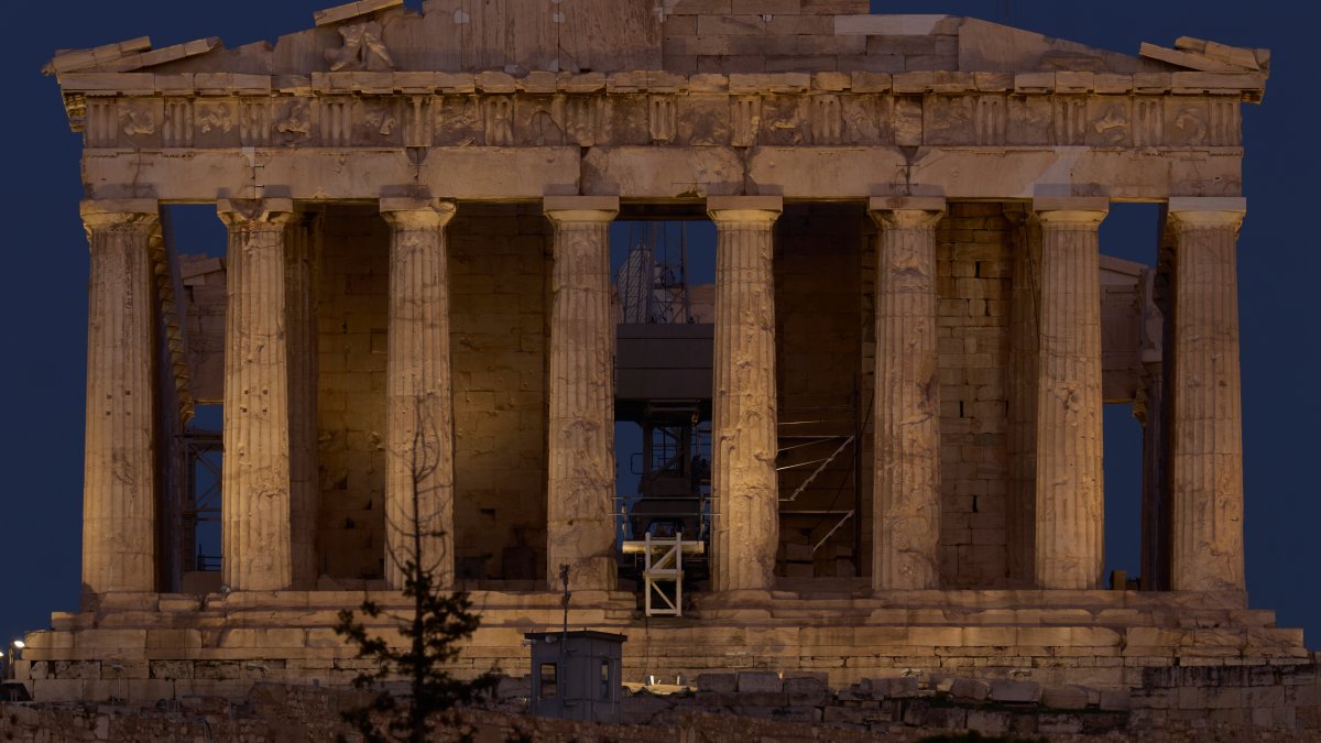 Greece’s Parthenon shines anew in rare glimpse without scaffolding
