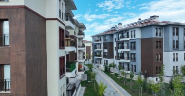 A housing area built by the Housing Development Administration of the Republic of Türkiye (TOKI), Düzce, northern Türkiye, Nov. 4, 2025. (AA Photo)