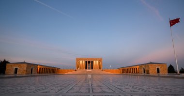 A view of Anıtkabir, the mauseloum of Mustafa Kemal Atatürk, Ankara, Türkiye, Nov. 9, 2025. (AA Photo)