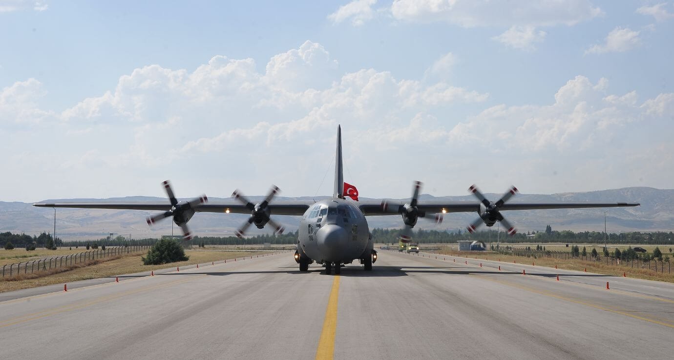 A C-130 military cargo plane is seen in this undated file photo released on Nov. 11, 2025. (DHA Photo)