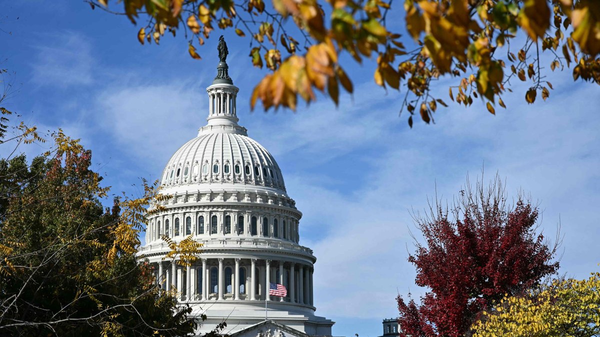 A view of the U.S. Capitol in Washington, D.C., Nov. 5, 2025. (AFP Photo)
