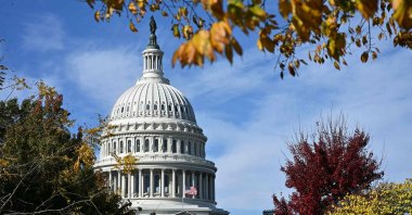 A view of the U.S. Capitol in Washington, D.C., Nov. 5, 2025. (AFP Photo)