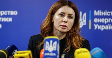 Ukraine&#039;s Energy Minister Svitlana Hrynchuk attends a press conference, amid Russia&#039;s attack on Ukraine, in Kyiv, Ukraine, Nov. 10, 2025. (Reuters Photo)