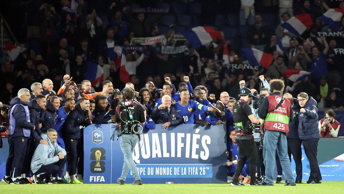 France seal 2026 World Cup spot, Ronaldo sent off as Portugal stunned