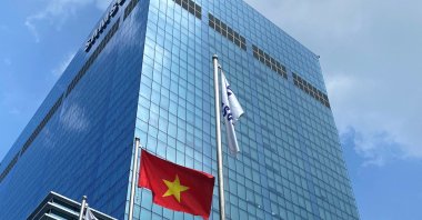 A Samsung center building is seen in Hanoi, Vietnam, May 29, 2023. (Reuters Photo)