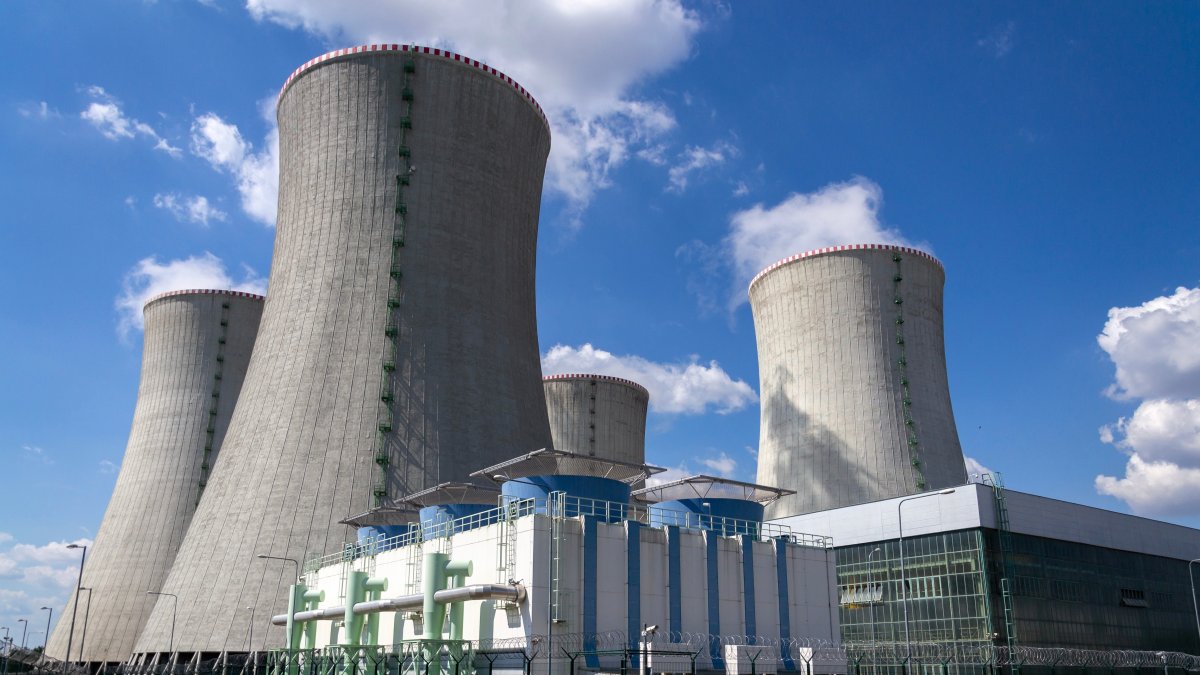Cooling towers at Dukovany nuclear power plant, Czechia. (Shutterstock Photo)