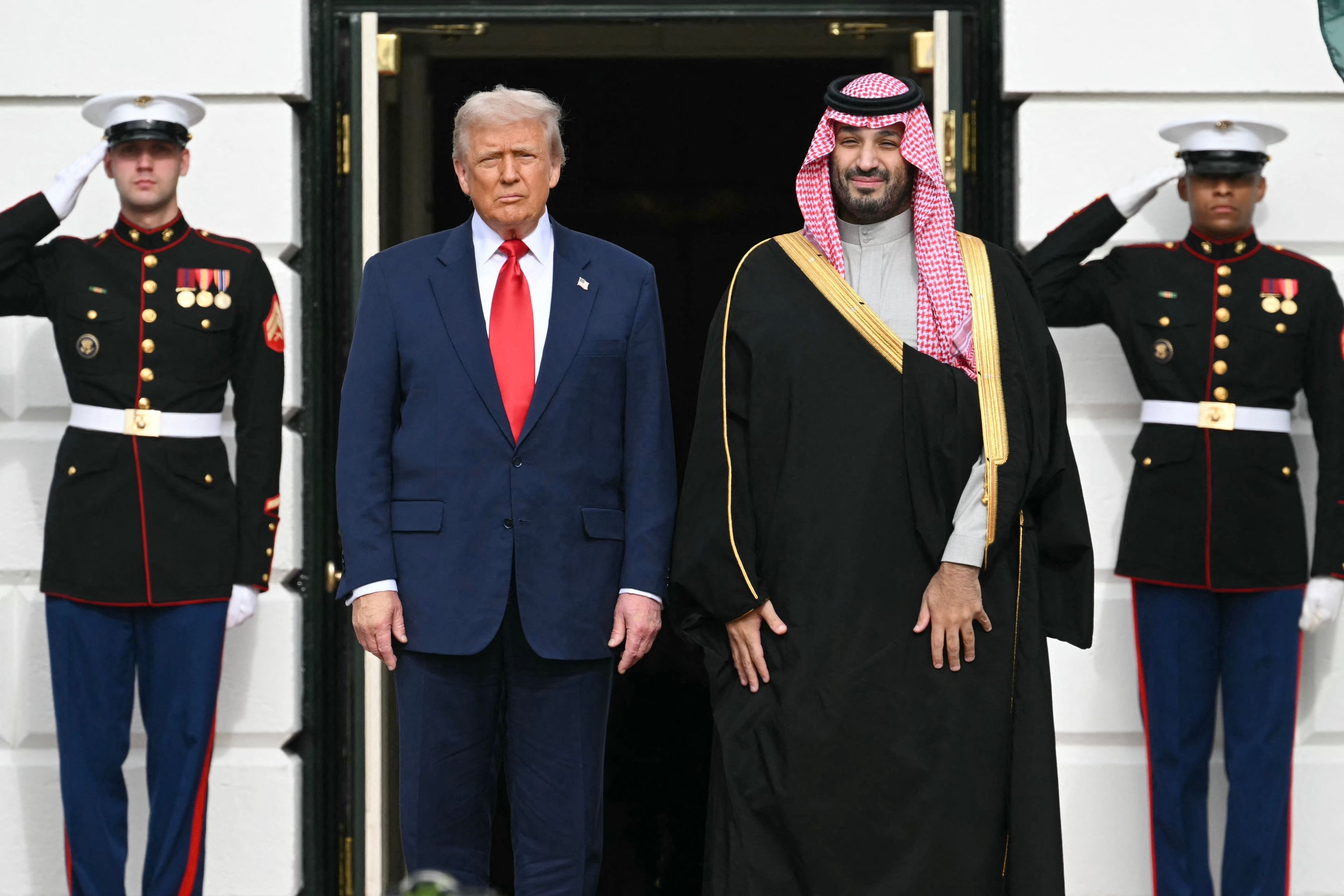 Saudi crown prince visits White House for talks with Trump