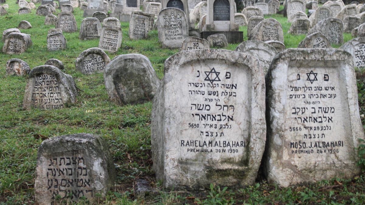 Graves are seen at the old Jewish cemetery, the largest in southeastern Europe, Kovačići neighborhood, Sarajevo, Bosnia-Herzegovina, July 9, 2019. (Shutterstock Photo)