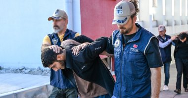 Security forces detain Daesh suspects, Adana province, Türkiye, Nov. 1, 2025. (AA Photo)