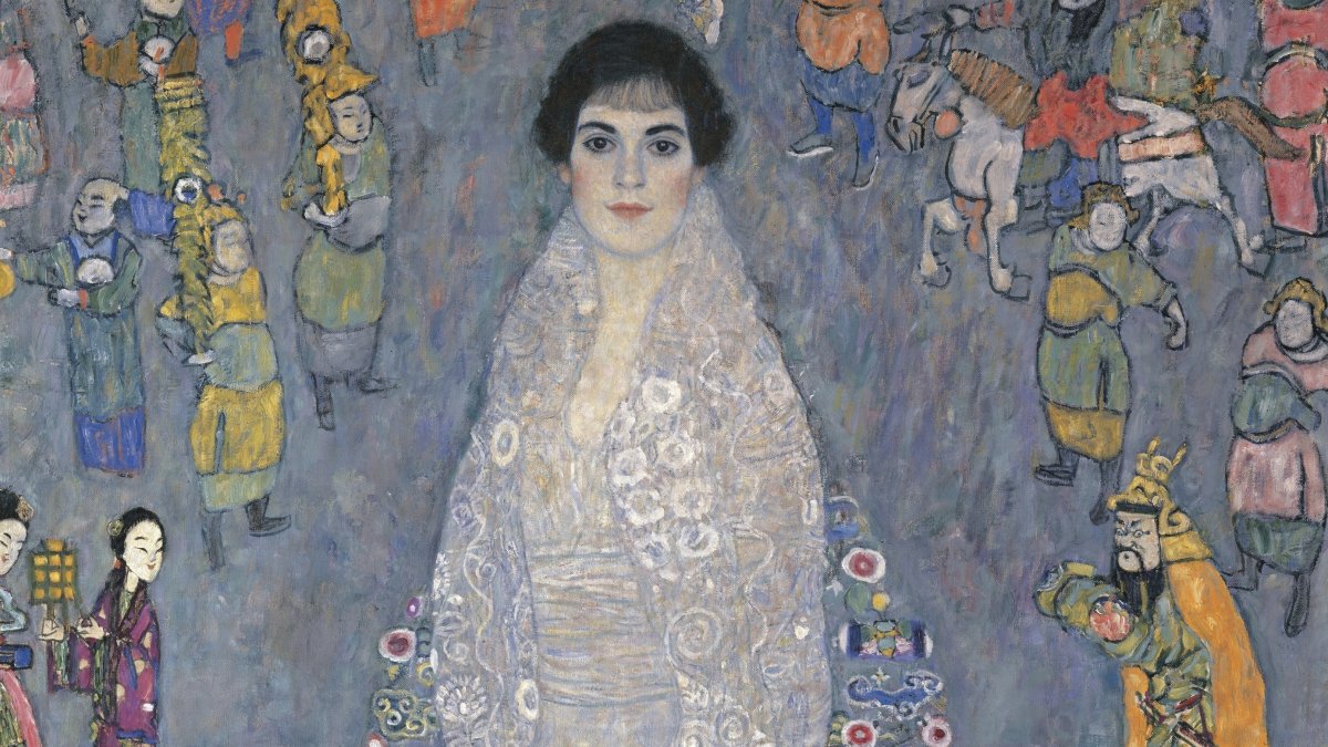 This image provided by Sotheby's shows Gustav Klimt's "Bildnis Elisabeth Lederer" ("Portrait of Elisabeth Lederer"), which sold for $236.4 million at auction, New York, U.S., Nov. 18, 2025. (AP Photo)