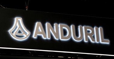 Signage for Anduril is seen during the Association of the United States Army annual meeting and exposition at the Walter E. Washington Convention Center, Washington, U.S., Oct. 14, 2024. (Reuters Photo)
