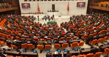 A view of the Turkish Parliament in session, Ankara, Türkiye, Nov. 19, 2025. (DHA Photo)