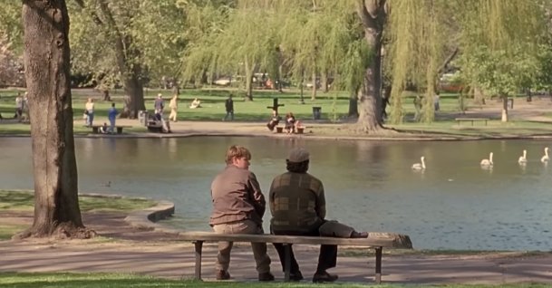 A scene from &quot;Good Will Hunting.&quot;