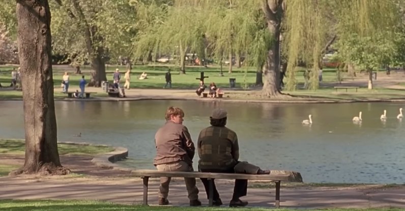 A scene from &quot;Good Will Hunting.&quot;