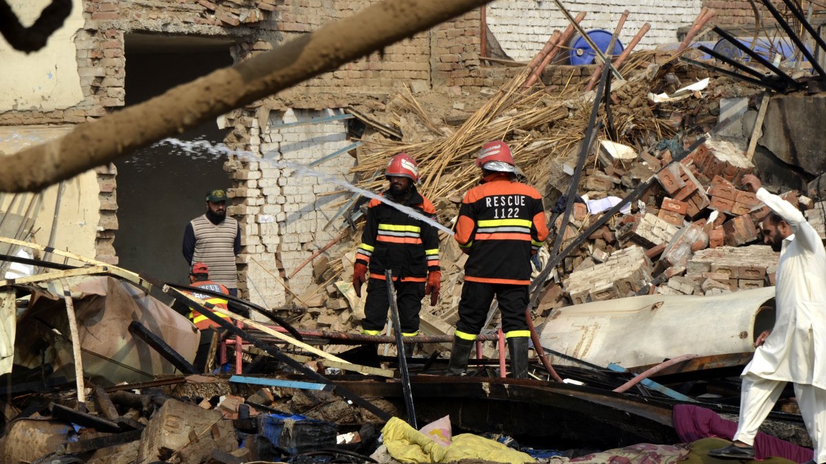 At least 18 dead after explosion at chemical factory in Pakistan