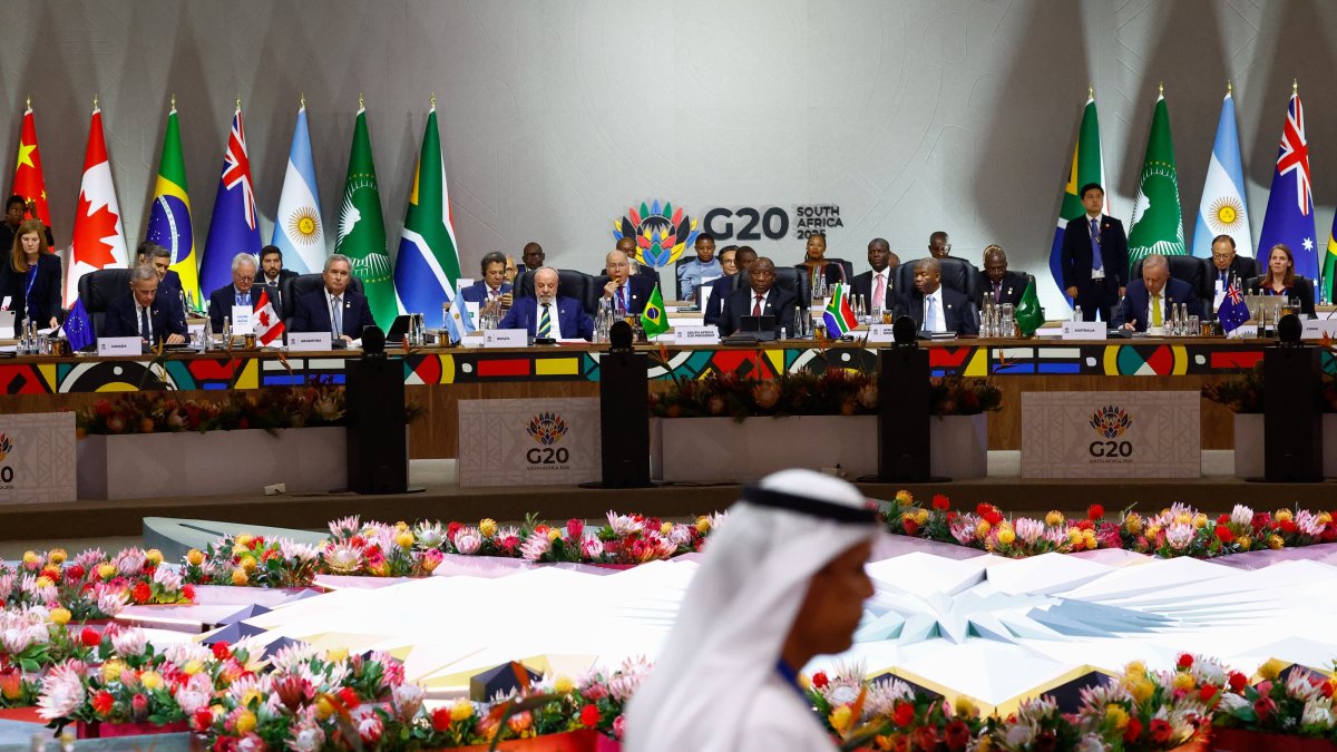 G-20 summit adopts declaration in South Africa despite US opposition