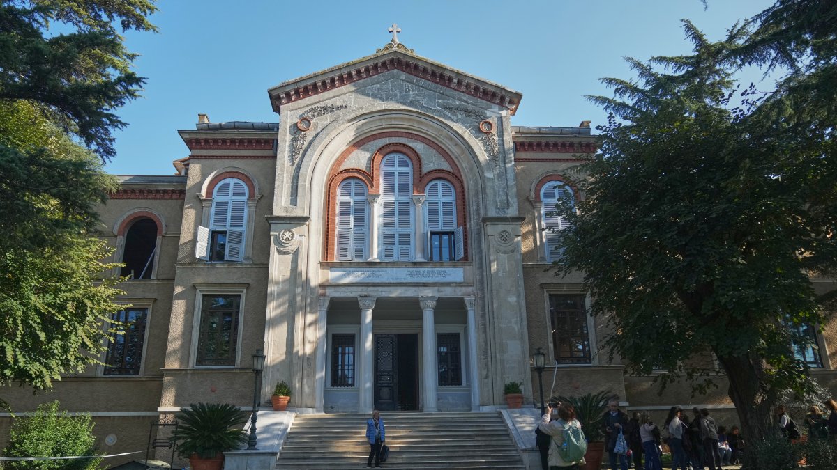 A view of the Halki seminary in Heybeliada, Istanbul, Türkiye, Nov. 14, 2025. (AP Photo)