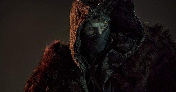 Jacob Elordi as The Creature in a scene from "Frankenstein." (Netflix handout via AP Photo)